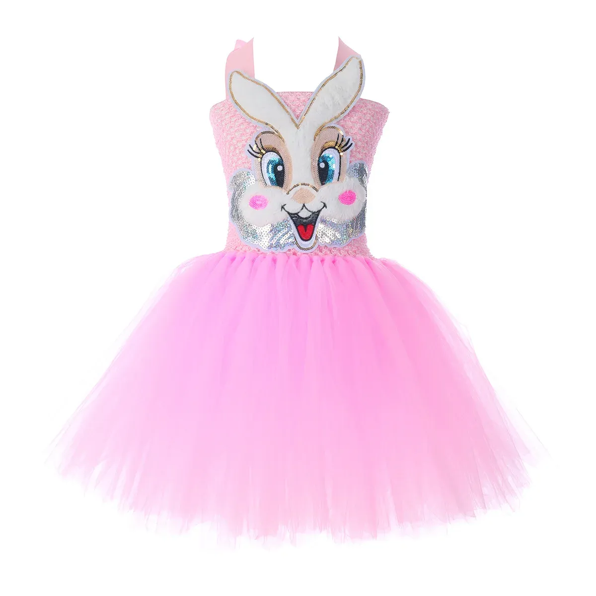bunny birthday dress Pink / S