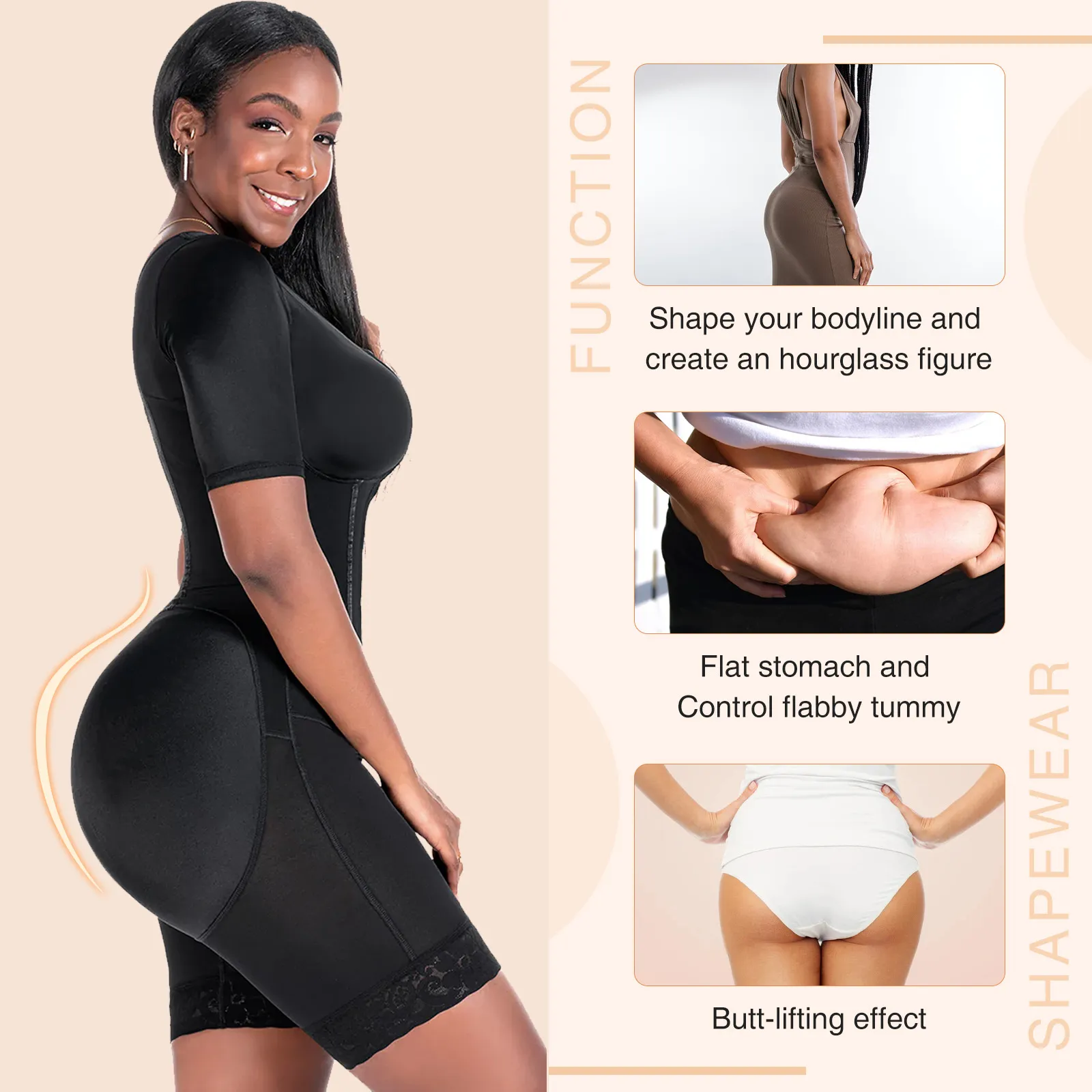 Vrouwen Full Body Shaperwear Faja Reductoras Body Afslanken Body Shaper Tummy Controle Ondergoed Sexy Lingerie Postpartum Herstel Body kopen vanaf een prijs van 18