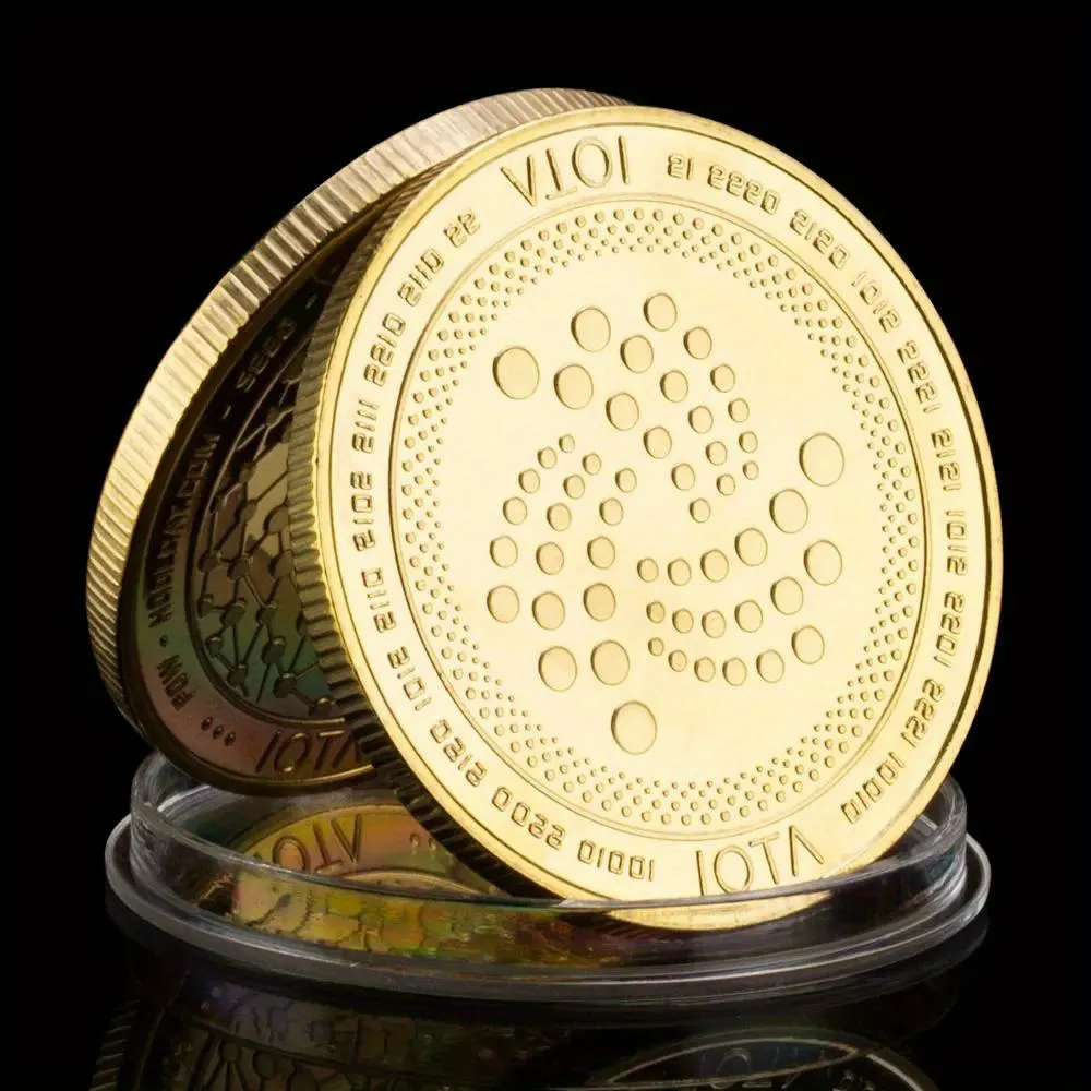 Save Big on Bulk Pcs Coin 1 PCS Cryptocurrency Coin IOTA Golden Plated  Collectible Coin CRYPTO Collection Art Physical Commemorative Coin IOTA  Coin | ...