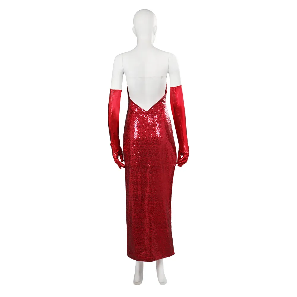 Cos Roger Rabbit Jessica Rabbit Cospbit Fashion Fashion Red Sexy Dress ...