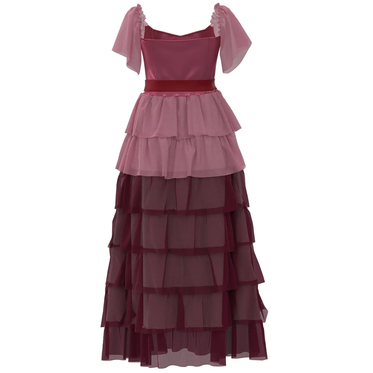open lace back dress Underwater Wildflower SL Tassel Mini Gown Midnight