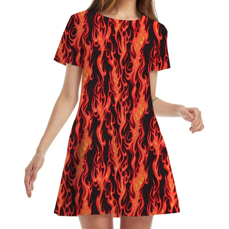 short sequin cocktail dress HT 360 Collective - Orange Mini Dress main image 1