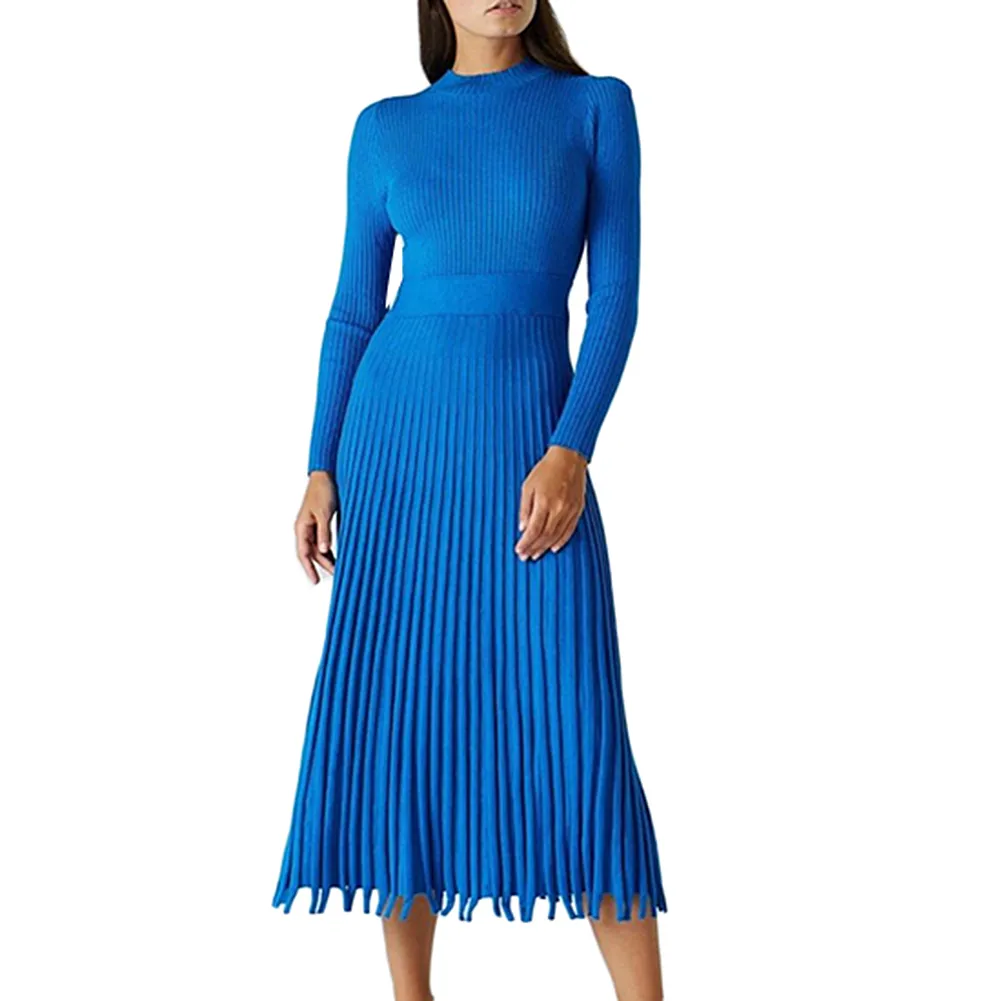 navy blue dress for baby girl Why Winter Maxi Dresses Are a Fashion Editor's Best Friend main image 1