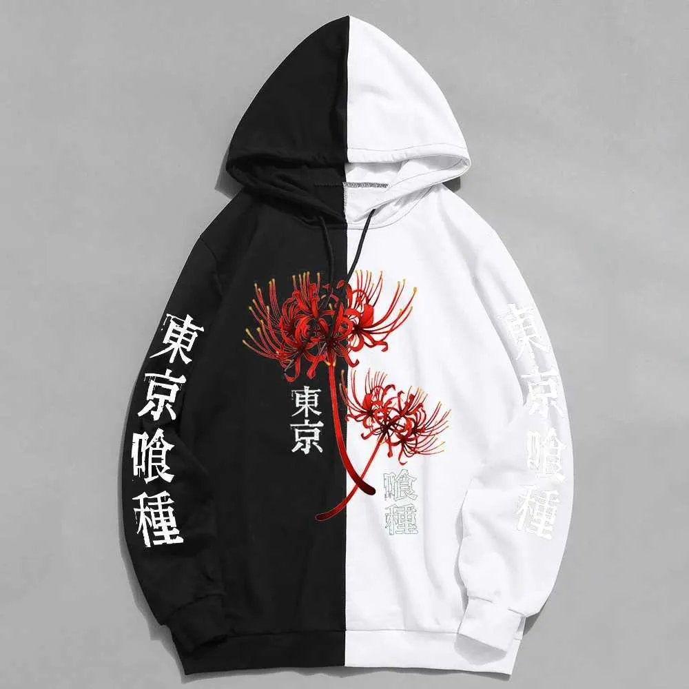 Tokyo Ghoul Spider Lily Hoodie Anime Kanekiken Pullover Long
