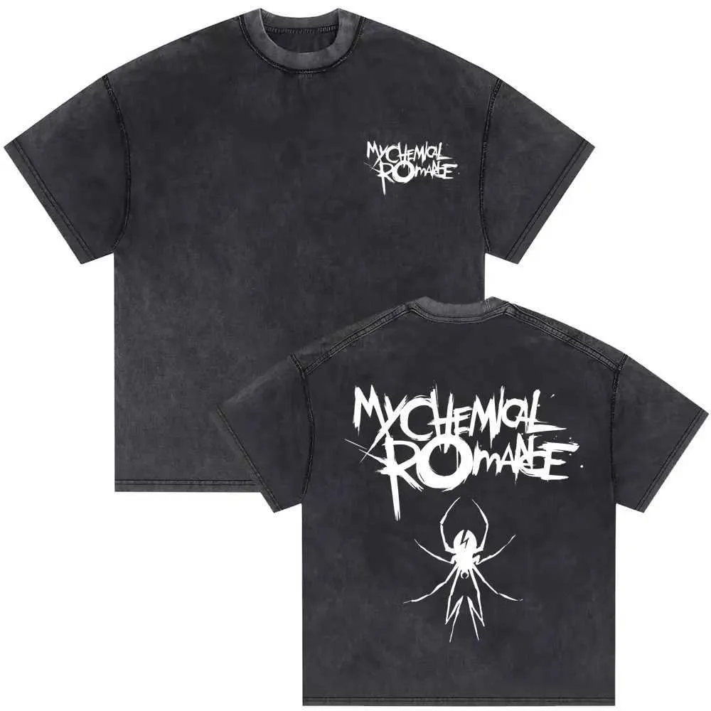 Maglietta Ufficiale My Chemical Romance, Uomo/donna, Con Ragno, Maniche Corte, Taglia X-Large
