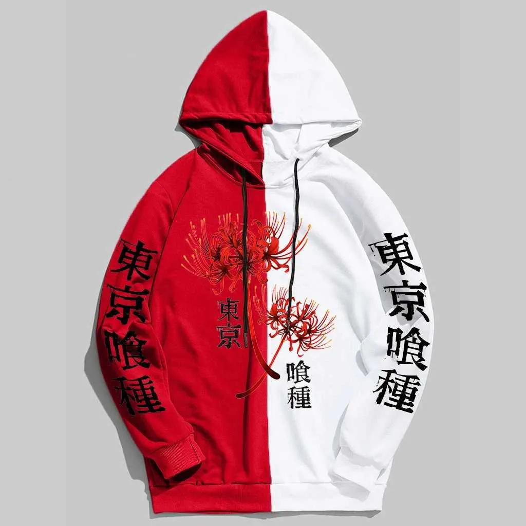 Tokyo Ghoul Spider Lily Hoodie Anime Kanekiken Pullover Long