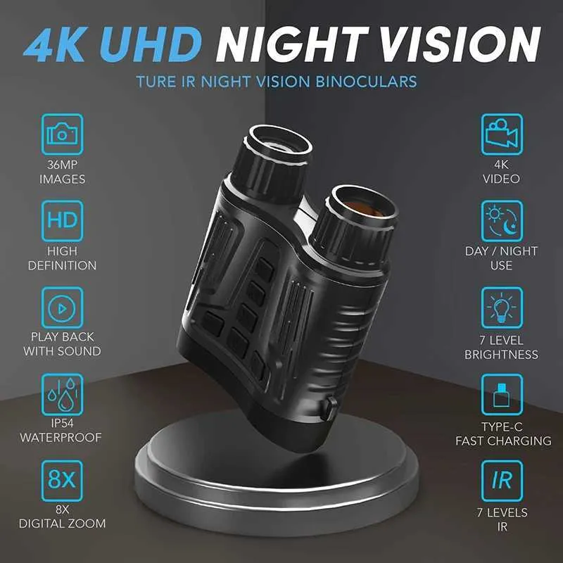 NV2180 4K Nachtkijker 3,2 '' Scherm Nachtkijker Militair