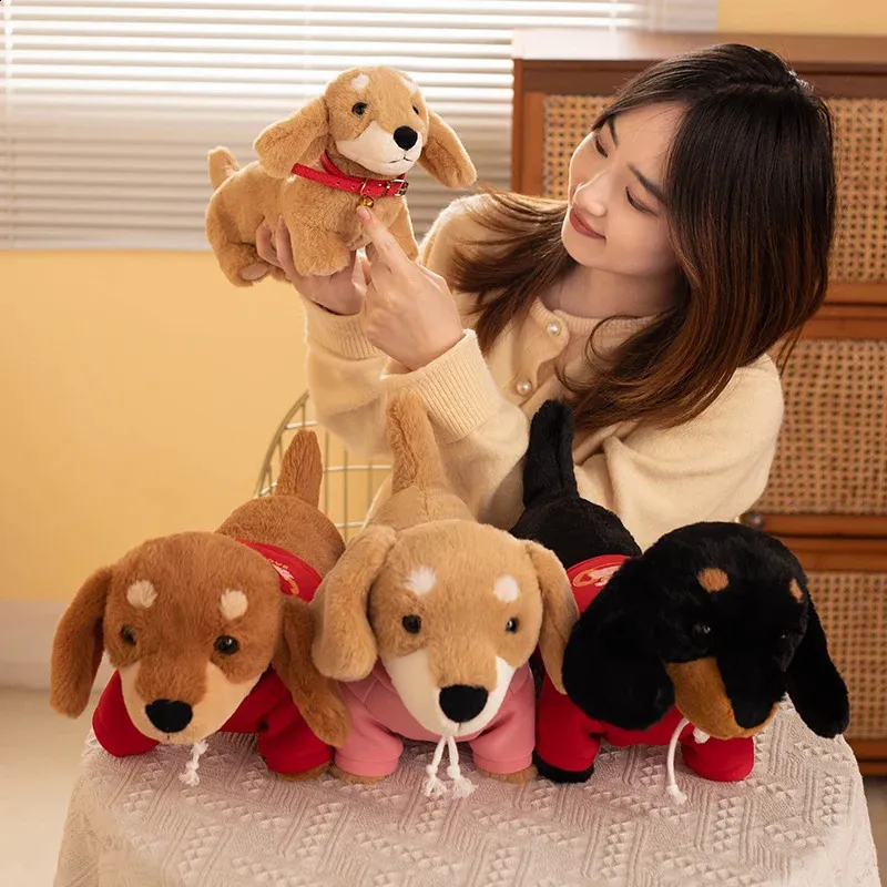 Interactive Plush Animals: Adorable Dachshund Stuffed Animal, Soft