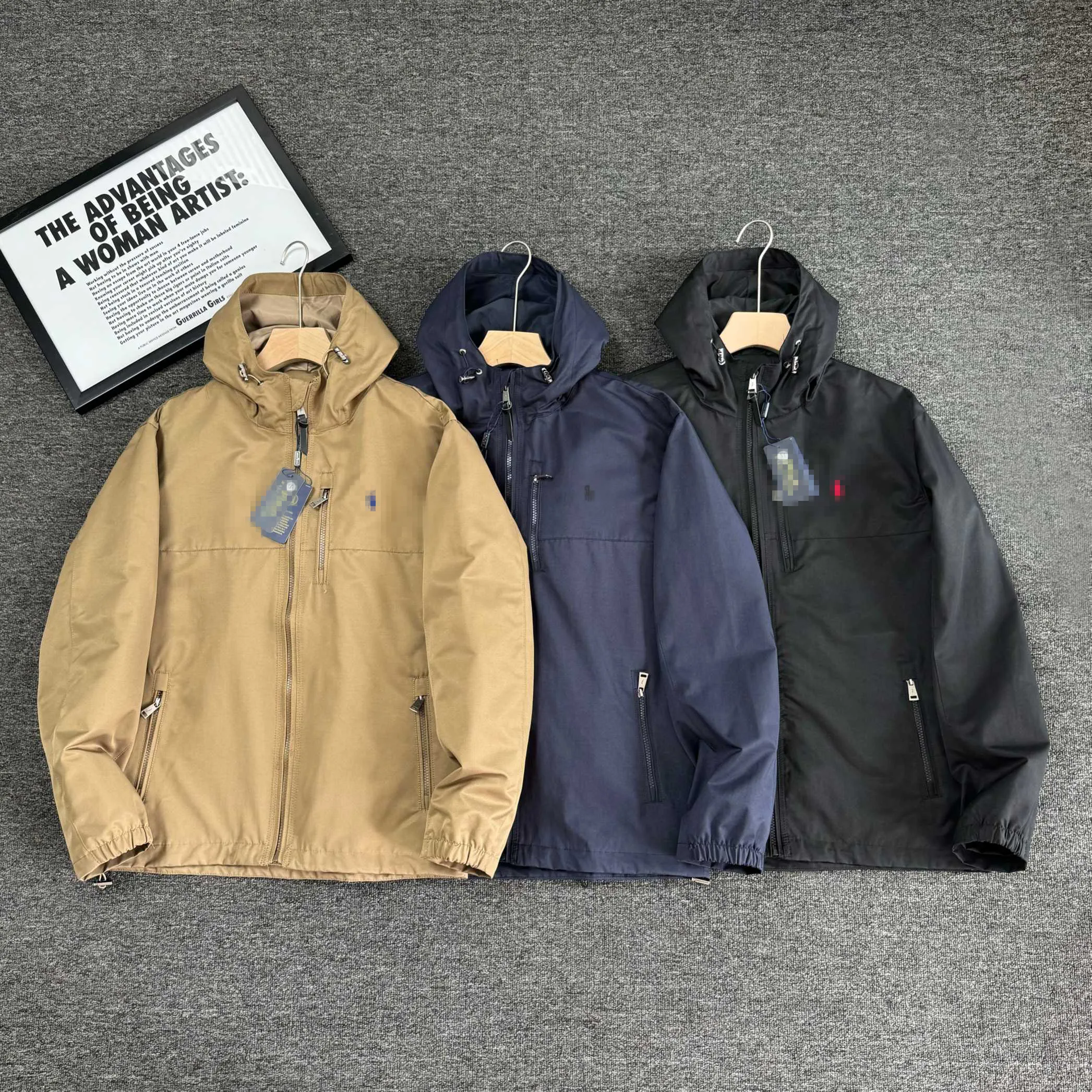 【PORTERNA】Potterson color matching jacket DHgate.com:Polo Pony Signature Hooded Jacket: Premium