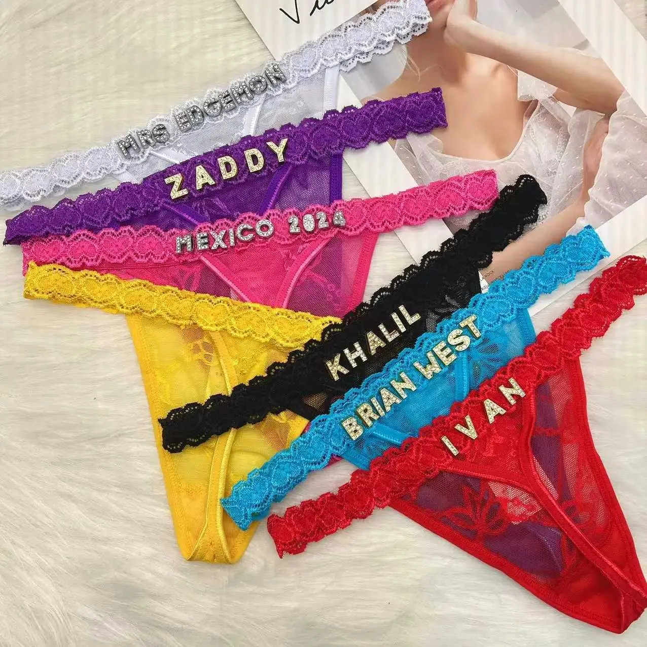 Funny Personalized Panties Personalized Women's Thongs