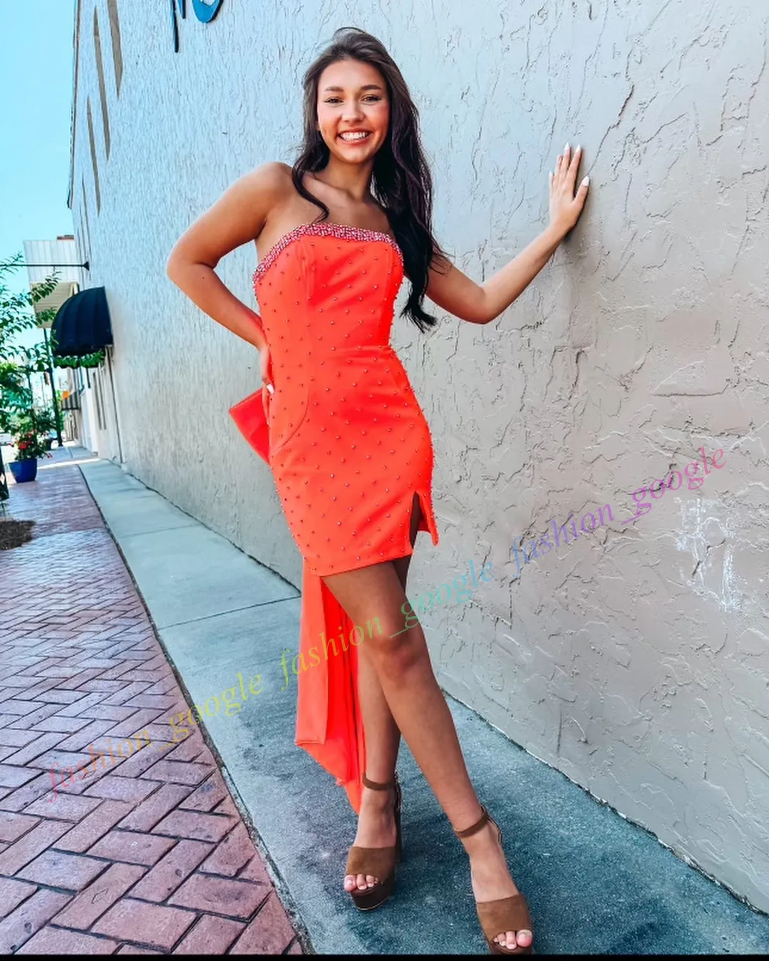 Beaded Rhinestone Cocktail Dress Strapless Babydoll... From Fashion_google, $106.99 | DHgate.Com Beaded Rhinestone Cocktail Dress Strapless Babydoll... From Fashion_google, $106.99 | DHgate.Com