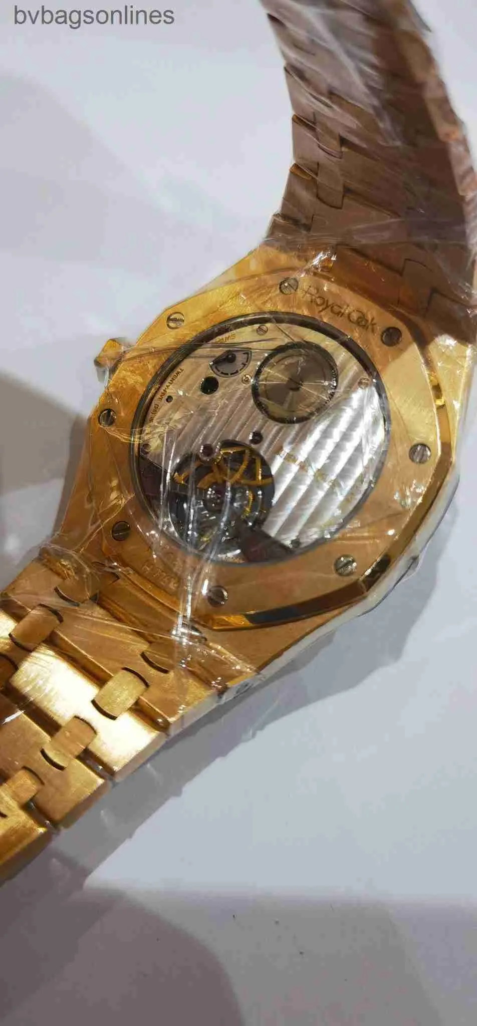 10A Counter Quality Sapphire Mirror Waterproof Watch Tourbillon Roarly Oreak 18k Rose Gold Manual Mens Watch 26510OR