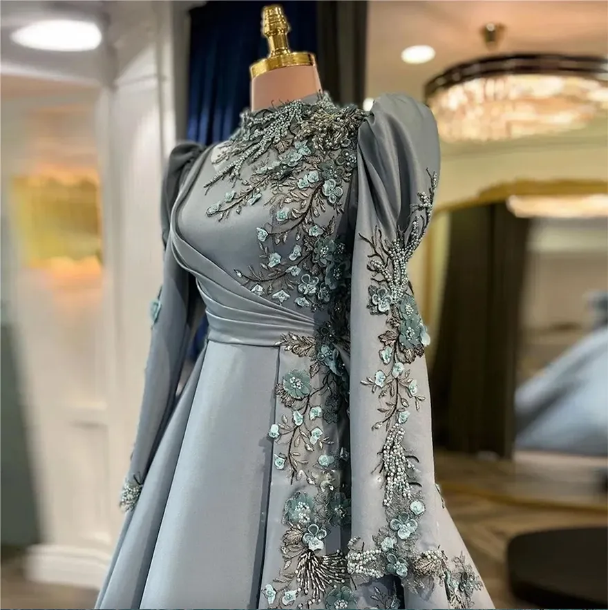 green emerald velvet dress Final Sale Luxury V-Neck Beaded Blue Feathers Evening Dress SS335