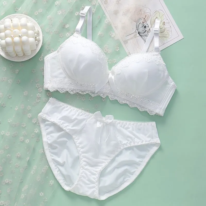 sexy lingerie korea Crotchless Lingerie Set Sexy Open Cup Nipple Ring