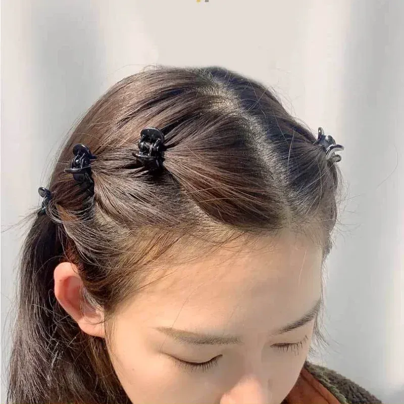 Short Hair Tiny Claw Clip Hairstyles Mini Hair Claw Clips For