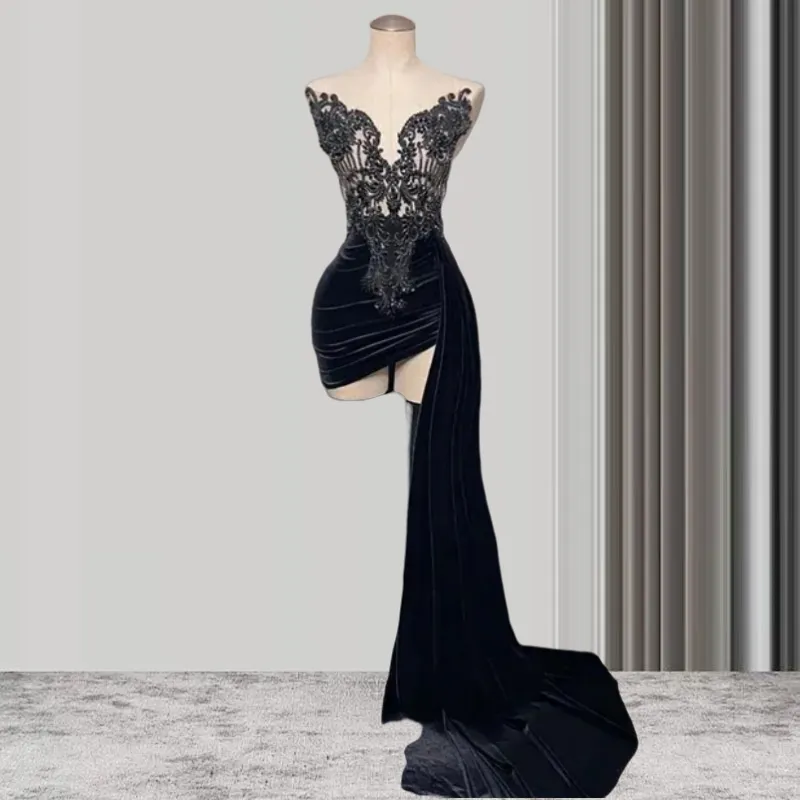 sheer cocktail dresses Jovani Side-Drape Short Beaded Cocktail Dress 42368 Off White / 00 main image 1