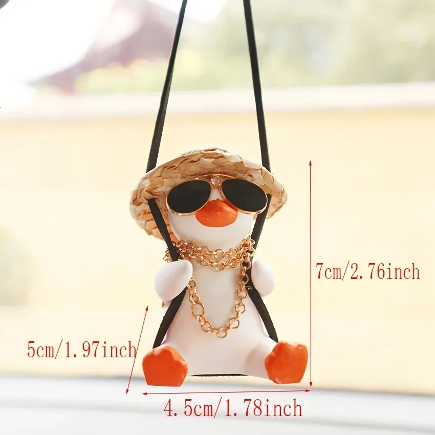 0829 Swing Duck Car Hanging Ornament Cute Swing Duck Car Pendant Swing Duck Car Decoration Rearview Mirror Accessories Car Rearview Mirror Women Car 2f8cb94c 81c0 4fb7 85fb 0ca77e35810d.702c2c04a1a27747b39e45d6f993de81