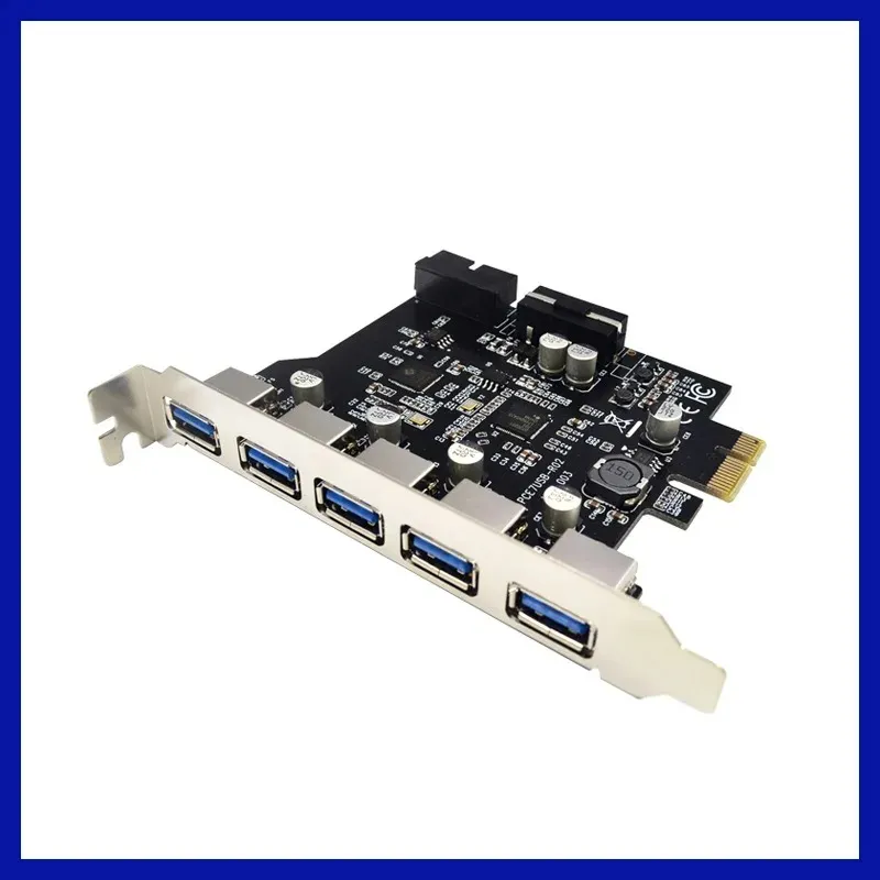 5 Port USB 3.I E Expansion Card With NEC +GL Main Control Chip For