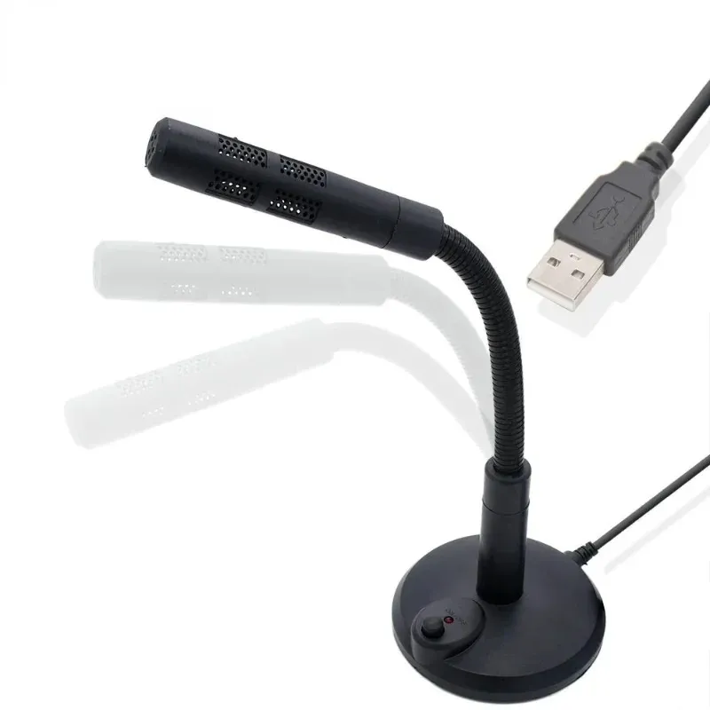 USB Computer Microphone with Switch Desktop Mic for Recording Voice  Chat Shop Now!