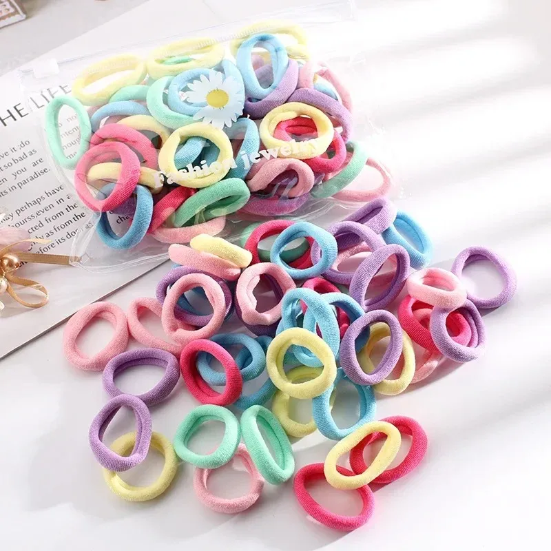 24PCS Baby Bowknot Hair Ties, Elastic Ponytail Holders Mini
