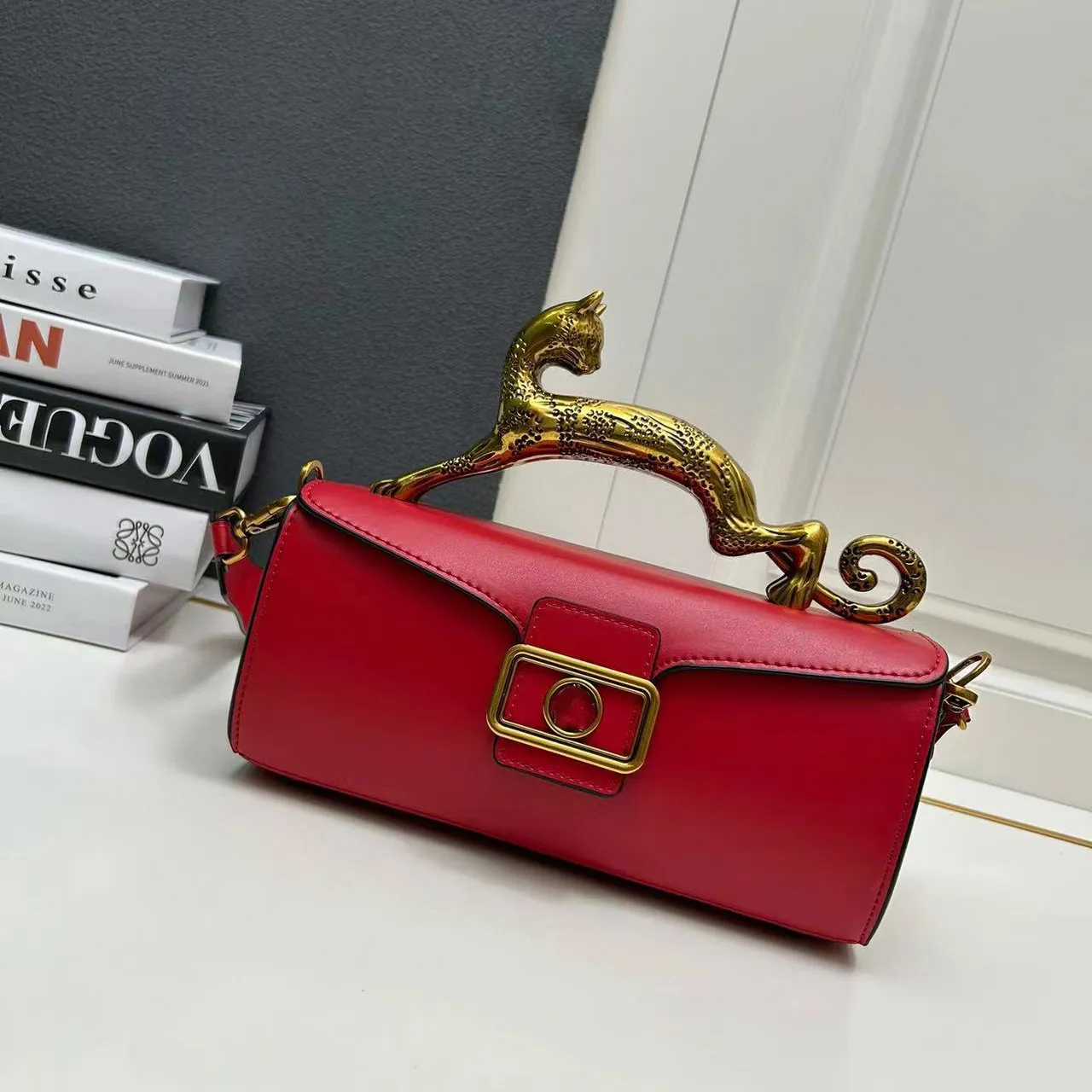 Lanvin Cat Bag Top Handle Designer Bag Sac De Cour Crocodile Crossbody Bag Classic Cat Single Handle Handbag Pencil Top Quality Shoulder Bag Designer Dinner Bag From 65 1 DHgate