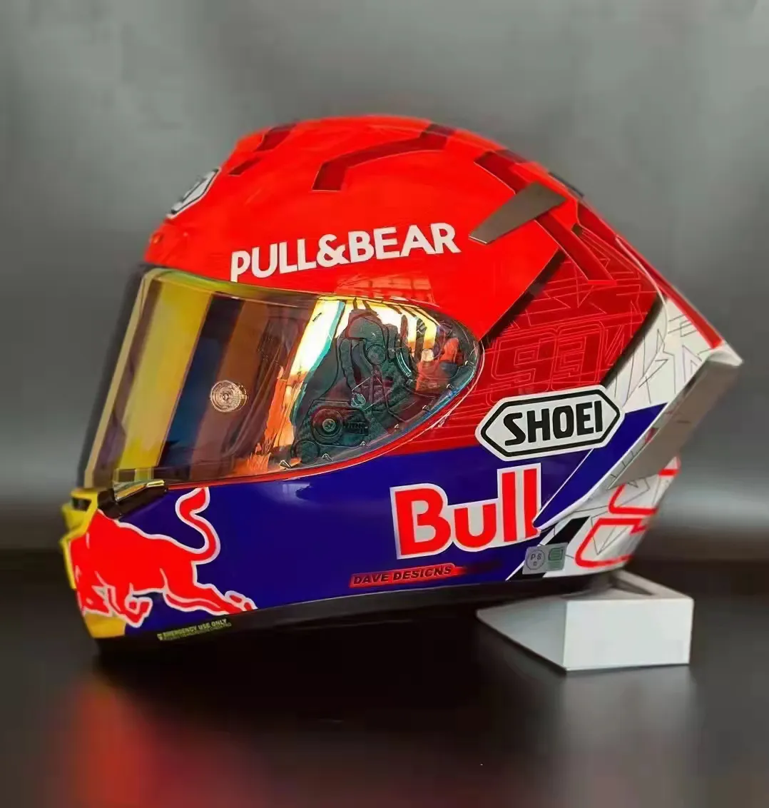 SHOEI X-Fourteen PULL&BEAR ヘルメット マルケス L 和テイスト全開！マルク・マルケス選手の新作レプリカ『X