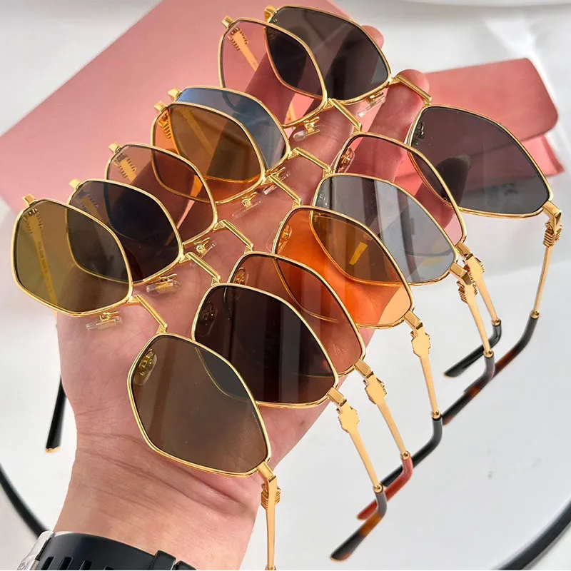 25ss Outdoor Sunglasses For Women Irregular Metal... From 