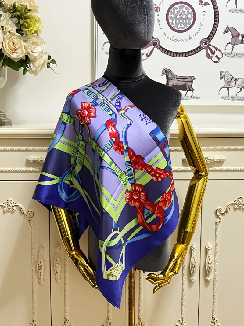 Dress Scarves Shawls: Womens 100% Twill Silk Square... From Whwu88888,  $16.59 | DHgate.Com
