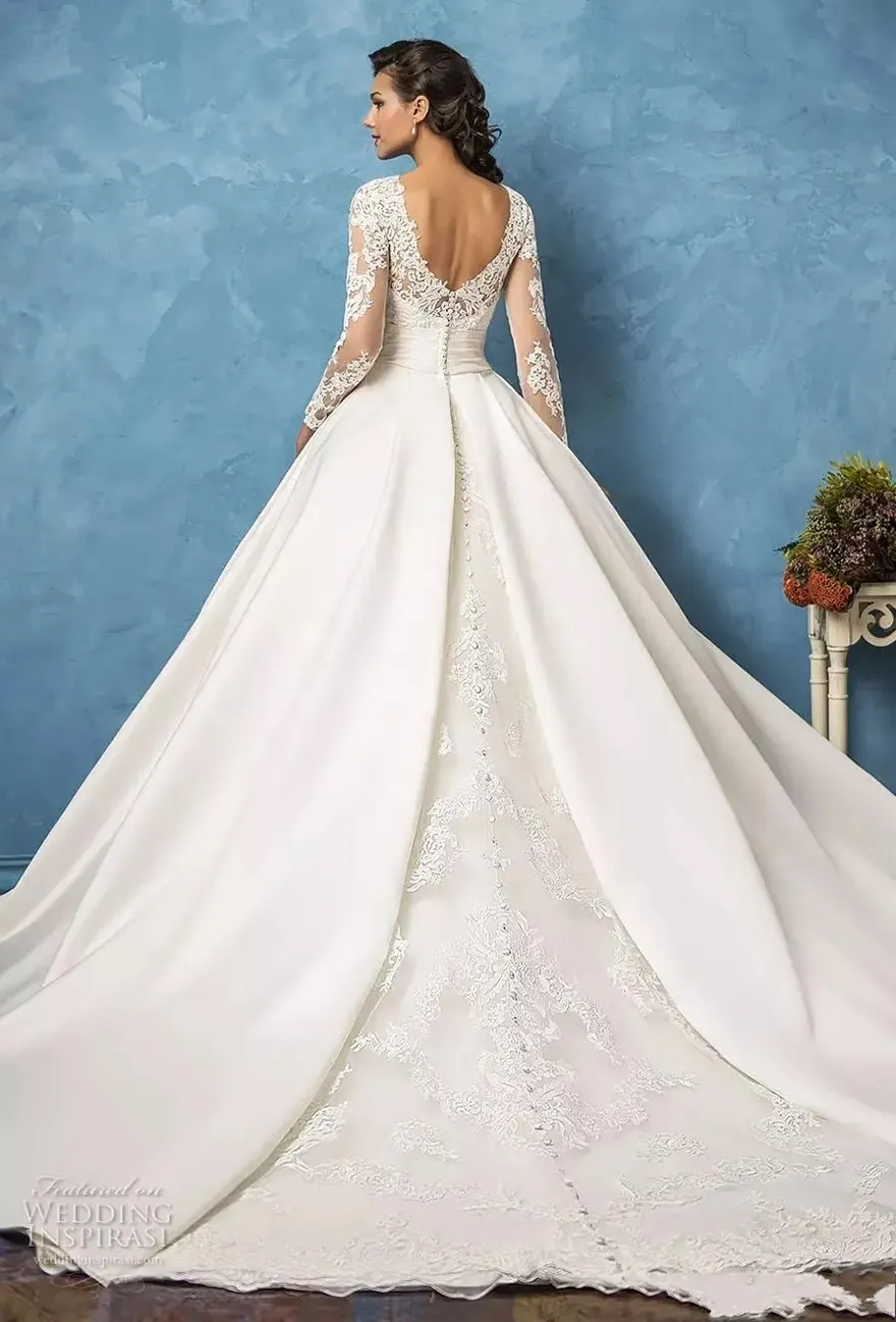 Ball Gown Amelia Sposa Dresses Amelia Sposa Lace Wedding Dresses