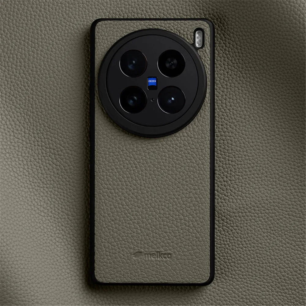 Melkco Genuine Cowhide Leather Slim Fitted Case for Vivo X100