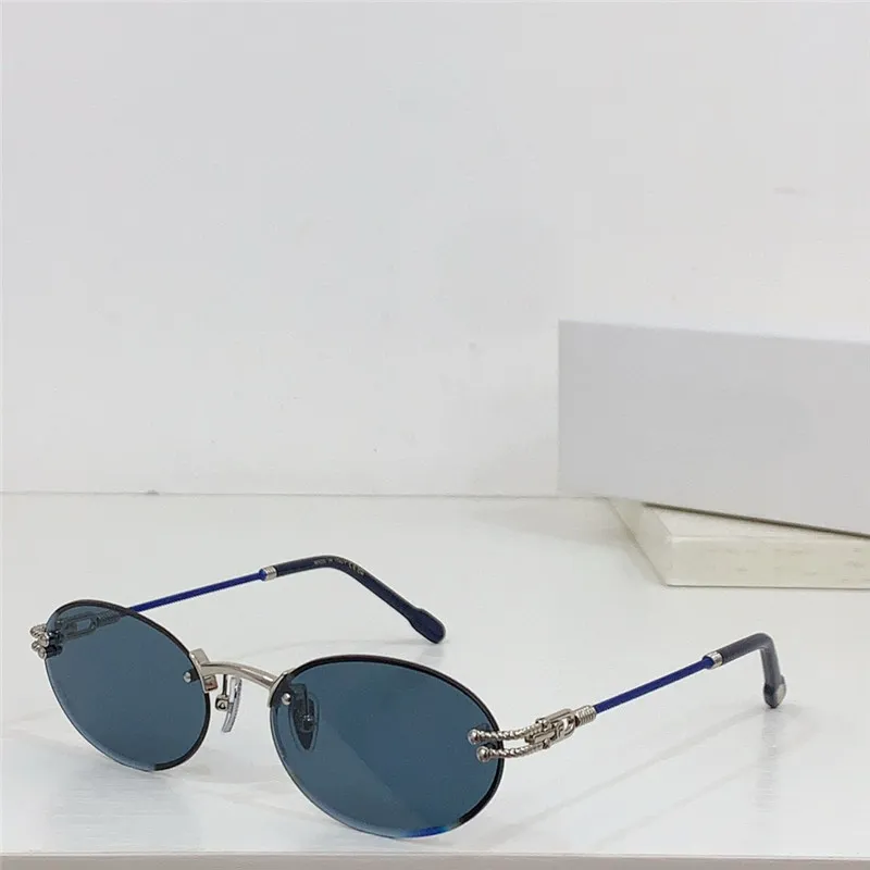 Metal Frame Retro Oval Sunglasses UV400 Protection Rimless s-l400.jpg main image 3