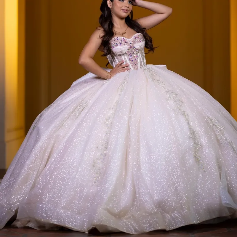 Ivory Quinceanera Dress Ball Gown Lace-up Back Appliqu Tulle Sweep Train from Dhgate Quinceanera Dresses - price 710.14 Ivory Quinceanera Dress Ball Gown Lace-up Back Appliqu Tulle Sweep Train from Dhgate Quinceanera Dresses - price 710.14