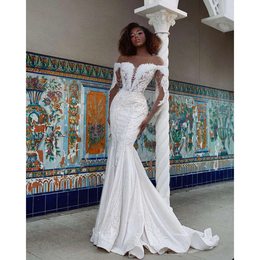 chinese dress ladies Vivienne Mermaid Bridal Dress– Teuta Matoshi main image 1