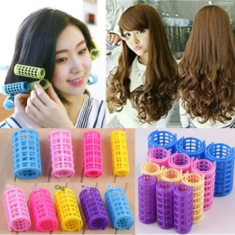 Grip Go! 15-Piece Hair Curler Set: Large, Plastic Rollers for Easy Home  Styling Best Seller!