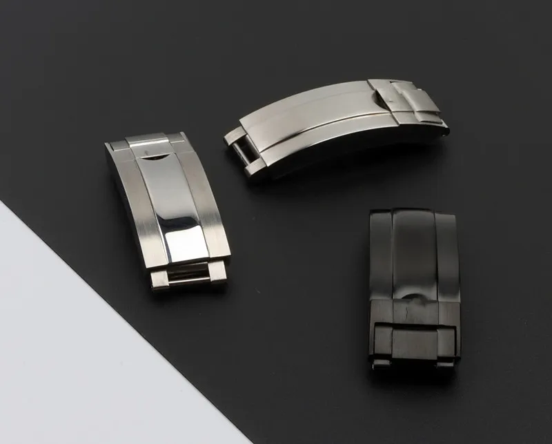Stainless Steel Watch Buckle Glide Lock Clasp 9mm Brush Polish For Band Bracelet Clasp And Rubber Bands From Shangguanxin 14.46 DHgate.Com