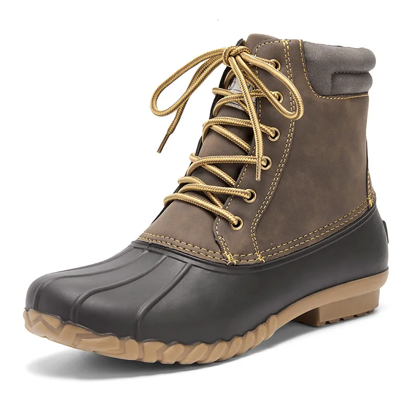 ALEADER Mens Duck Boot | Waterproof Shell | Fur Lined Insulated Winter Snow Boot Mens Winter Boots | Waterproof Shell | Durable Rubber Soles  main image 2