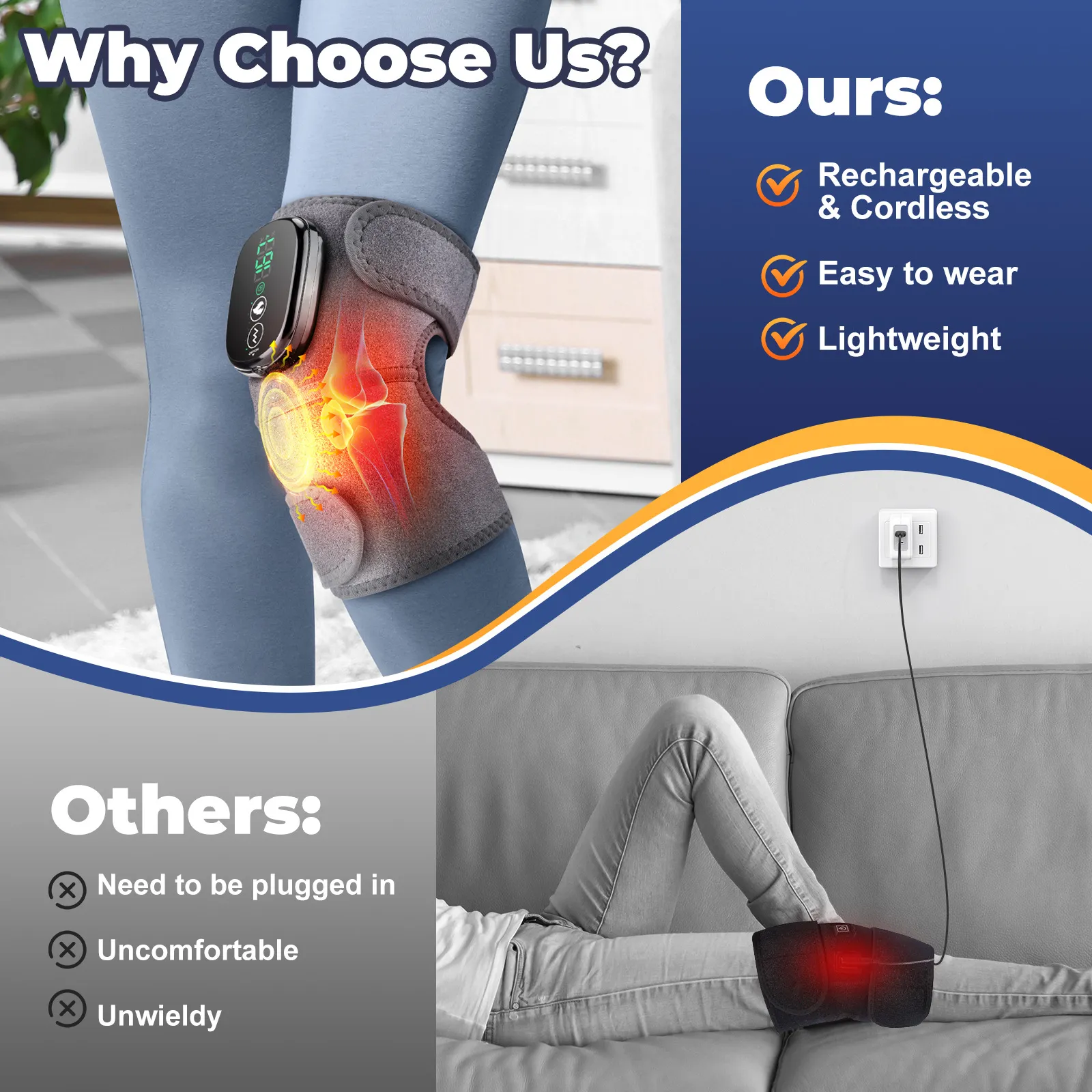 Electric Heating Knee Shoulder Pad USB Charging... From Ddmymon, $170.24