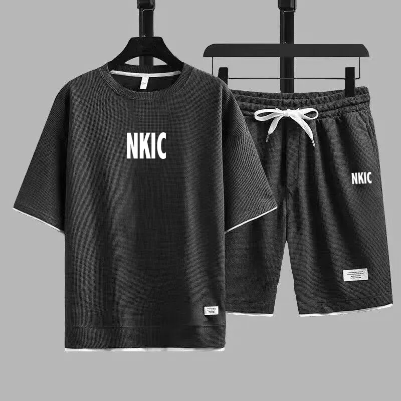 Black Mens Jacket Men Summer Outfit Beach Short Sleeve