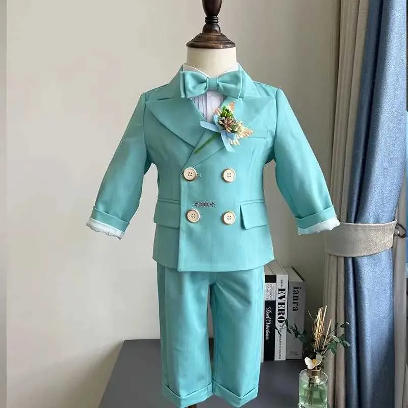 Boy Wedding Dress Year Boy Dress Suits Children Formal Green