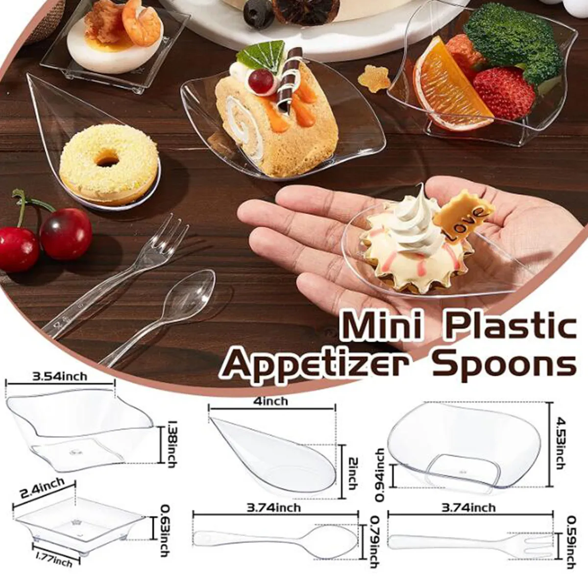 Mini plastic plates discount