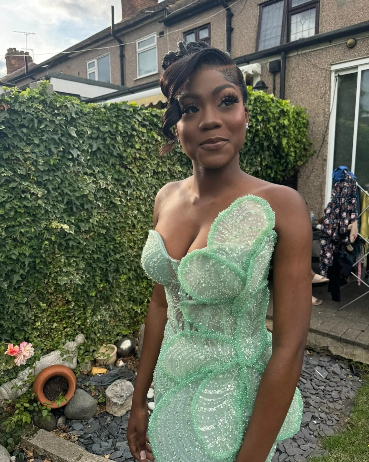 Plus size mint green dress sale