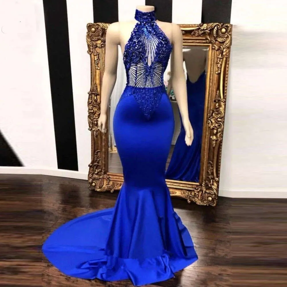 petite royal blue evening dresses Zapaka Women Royal Blue V-Neck Long Cocktail Party Dress with Short Sleeves A-Line Wedding Guest Dress with Bow, Royal Blue / S