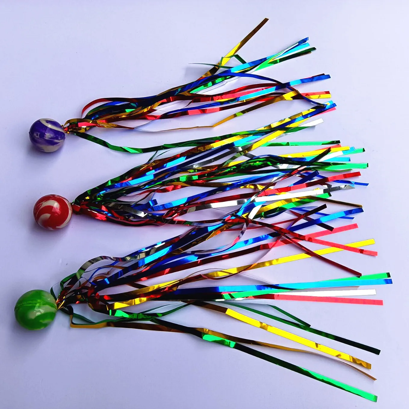 Pe Ribbon Balls Gold Ball 25cm Ribbon Bouncing Balls Decorative Flower Design Durable ...