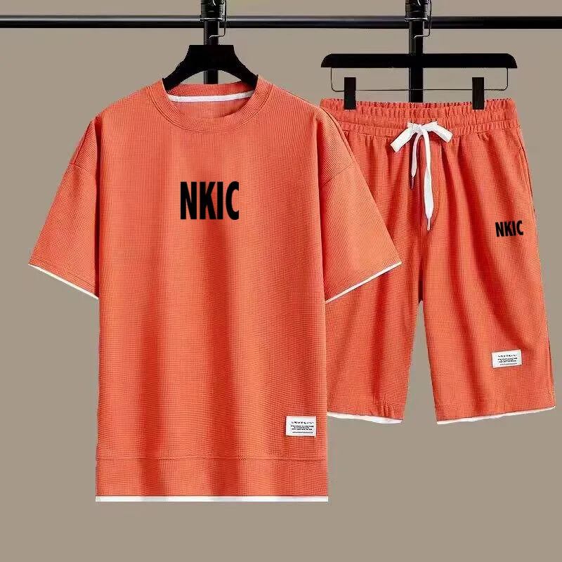 2025年レディースファッション福袋 Mens Tracksuit: Summer Fashion Short Sleeve Sportswear Clothing