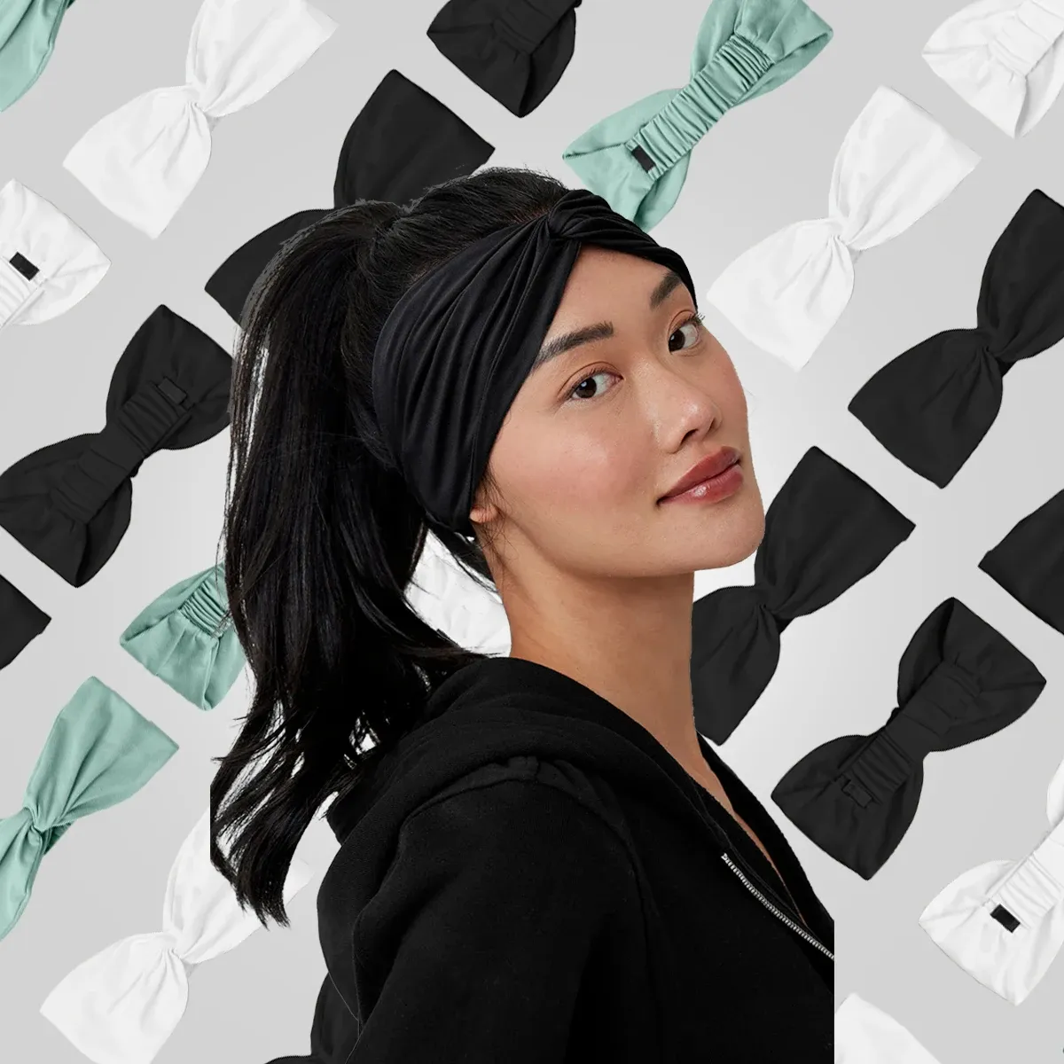 Athletic Headbands For Women Soft, Stretchy Headbands For  display picture 2
