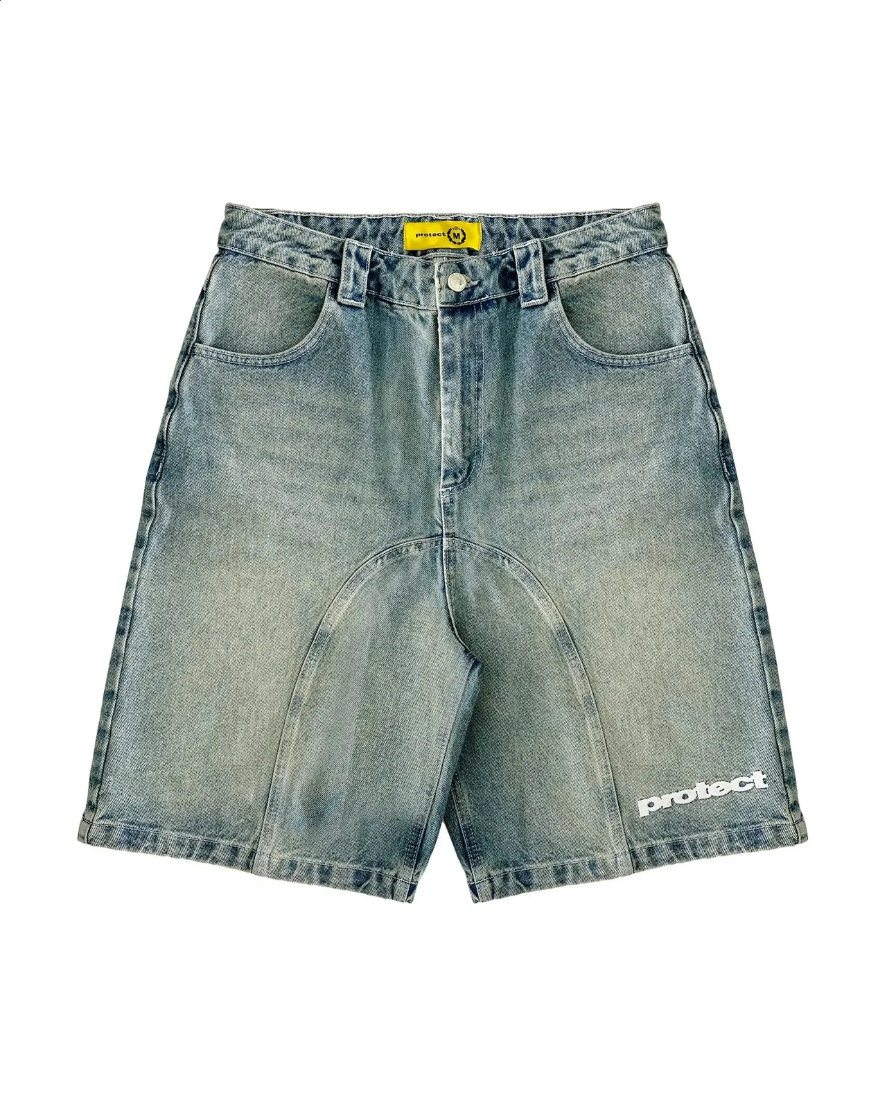 パンツ y2k archive SOHK hip-hop denim shorts 36 Hip Hop Jeans, Embroidered Denim Shorts: Y2K Style Graphic