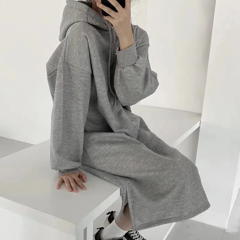 white christmas dresses OVERSIZED HOODIE DRESS – The Cloudies™ main image 0