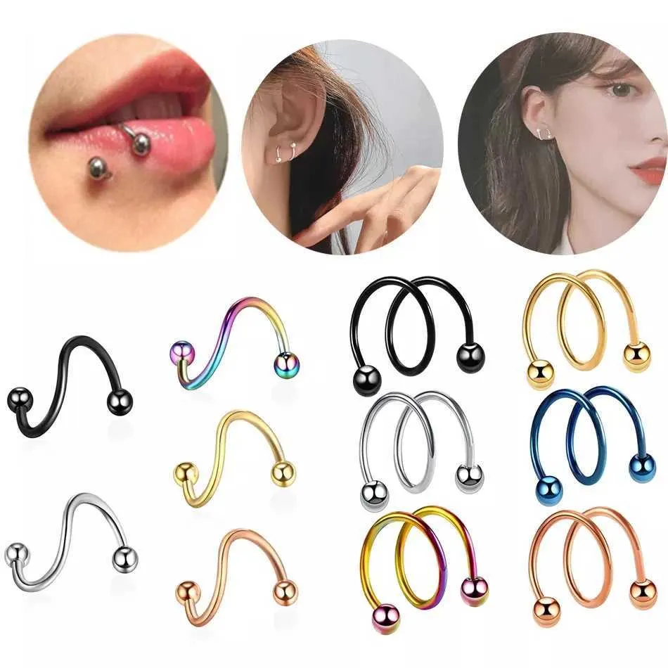 Spiral daith jewelry hot sale