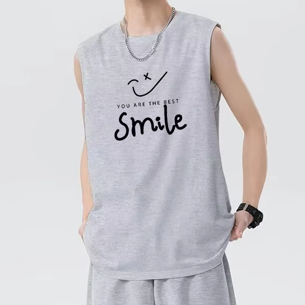 outwear loose running vest