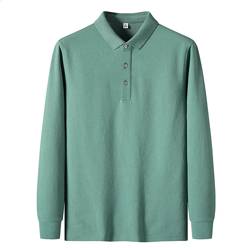 High-Quality Solid Color Long Sleeve polo polo shirts for